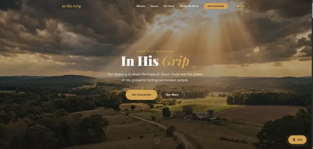 In His Grip Ministries screenshot