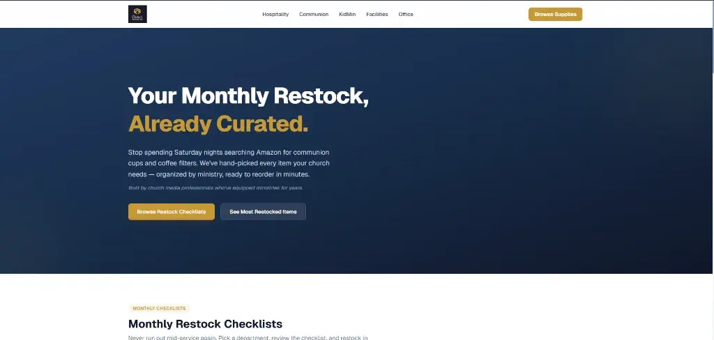 Pastor's Provision screenshot